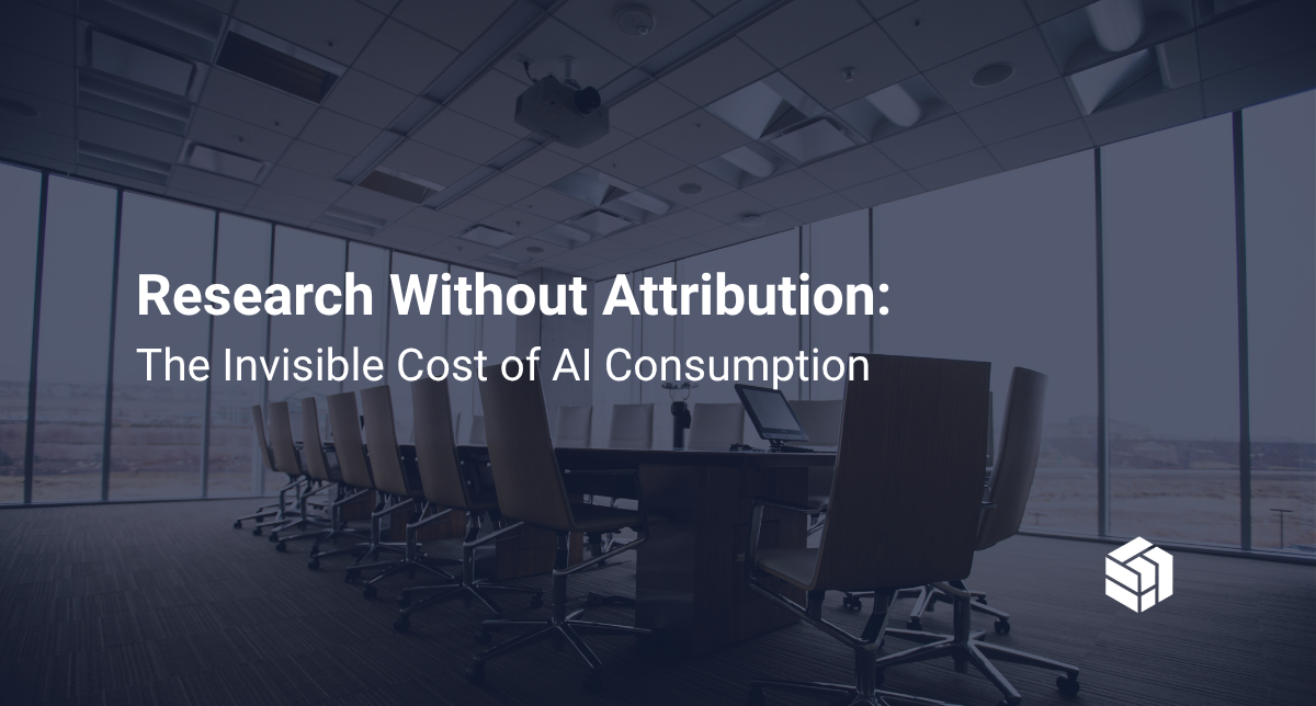 Research Without Attribution: The Invisible Cost of AI Consumption