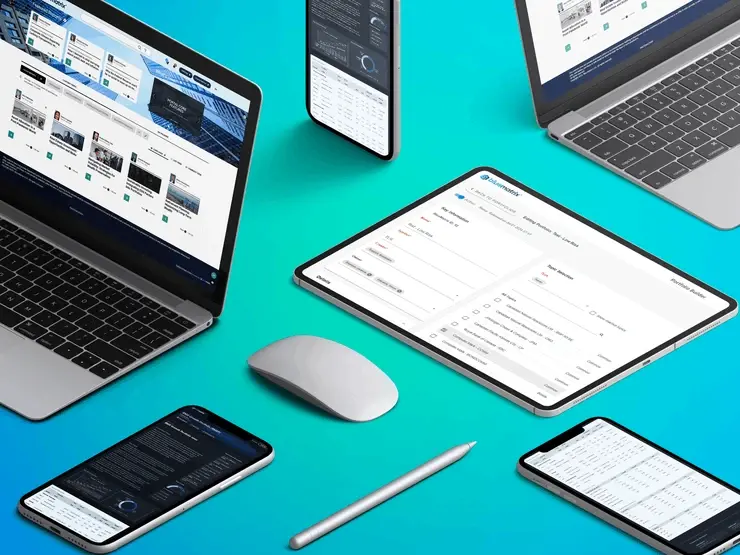 BlueMatrix Products on various devices