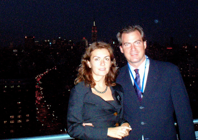 Skye and Patricia, circa 2006, at our New York Roundtable